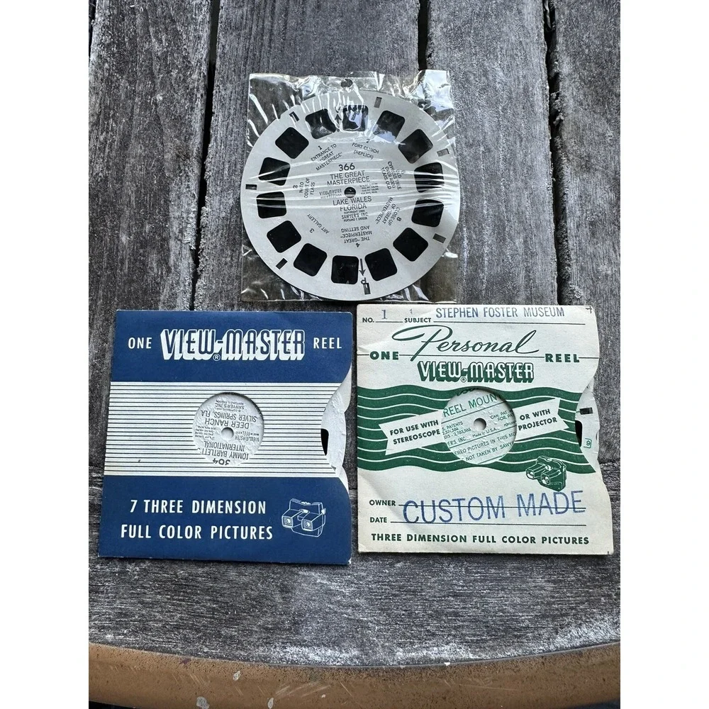 Vintage Sawyers View-Master Viewer 1950s Stereoscope In Box With 19 Reel Sets